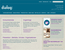 Tablet Screenshot of dialog-on.at